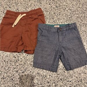 Cat & Jack Blue and Old Navy Rust Orange Kids Shorts